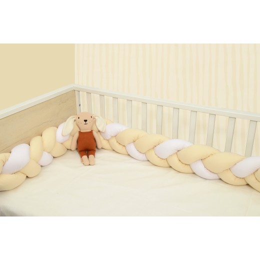 Πλεξούδα τριπλή βαμβακερή 20X200  με ειδική εσωτερική επένδυση Design 3140 Oliver Baby