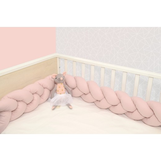 Πλεξούδα τριπλή βαμβακερή 20X200  με ειδική εσωτερική επένδυση Design 316 Oliver Baby