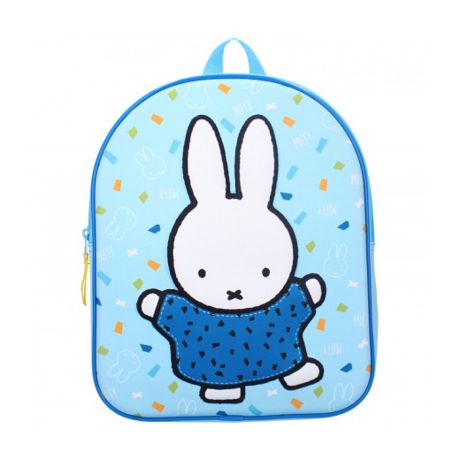 Σακίδιο 3D Miffy Always Be You Blue 32x26x11