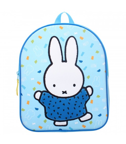 Σακίδιο 3D Miffy Always Be You Blue 32x26x11
