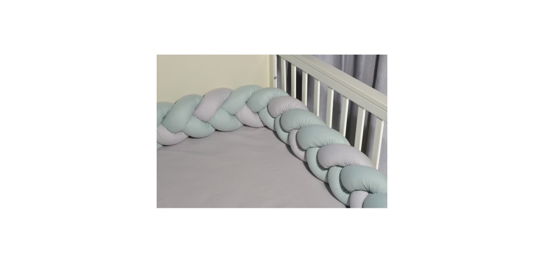 Πλεξούδα τριπλή βαμβακερή 20X200  με ειδική εσωτερική επένδυση Design 3305 Oliver Baby