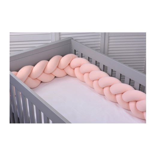 Πλεξούδα τριπλή βαμβακερή 20X200  με ειδική εσωτερική επένδυση Design 60 Oliver Baby
