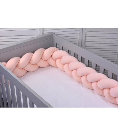 Πλεξούδα τριπλή βαμβακερή 20X200  με ειδική εσωτερική επένδυση Design 60 Oliver Baby