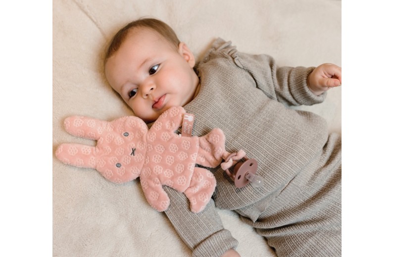 Πανάκι Παρηγοριάς Ροζ Miffy Flowers