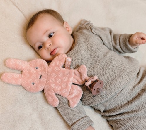 Πανάκι Παρηγοριάς Ροζ Miffy Flowers