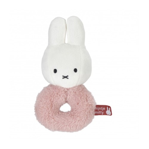 Λούτρινη Κουδουνίστρα Ροζ Miffy Fluffy