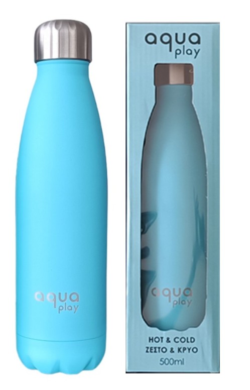Μπουκάλι Θερμός 500 ml AquaPlay Γαλάζιο