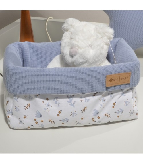 Oliver Baby Des.401 Καλάθι Αποθήκευσης Διπλής Όψης 25x15x13 ύψος Ραφ