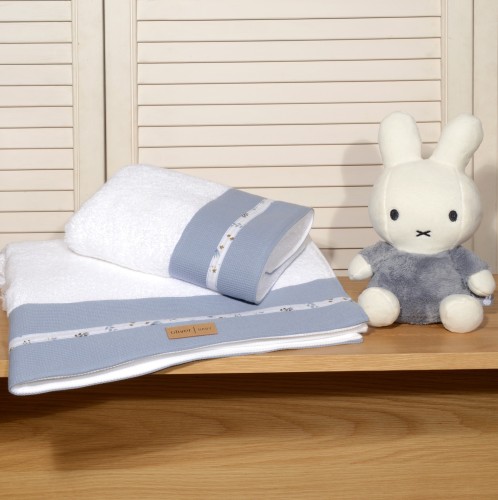 Σετ πετσέτες 2 τεμ 100% βαμβάκι 450 γρμ/τμ 30x50 & 70x120 Design 401 Oliver Baby