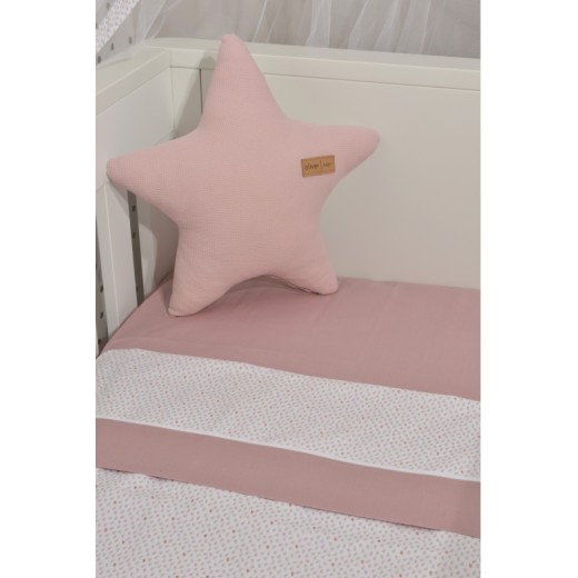 Σεντόνια Λίκνου Σετ 2τεμ. 75x110 cm 100% Βαμβάκι  Design 402 Oliver Baby