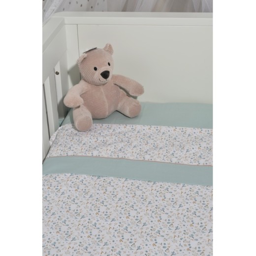Σεντόνια Λίκνου Σετ 2τεμ. 75x110 cm 100% Βαμβάκι Design 403 Oliver Baby