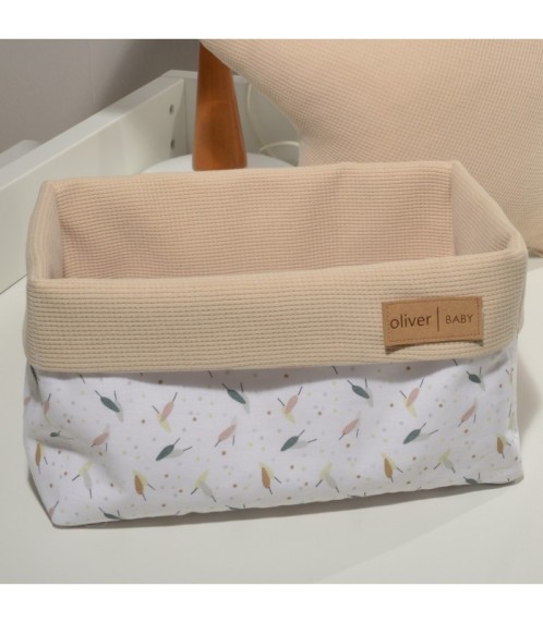 Καλάθι Αποθήκευσης Διπλής Όψης 25x15x13cm ύψος Design 404 Oliver Baby