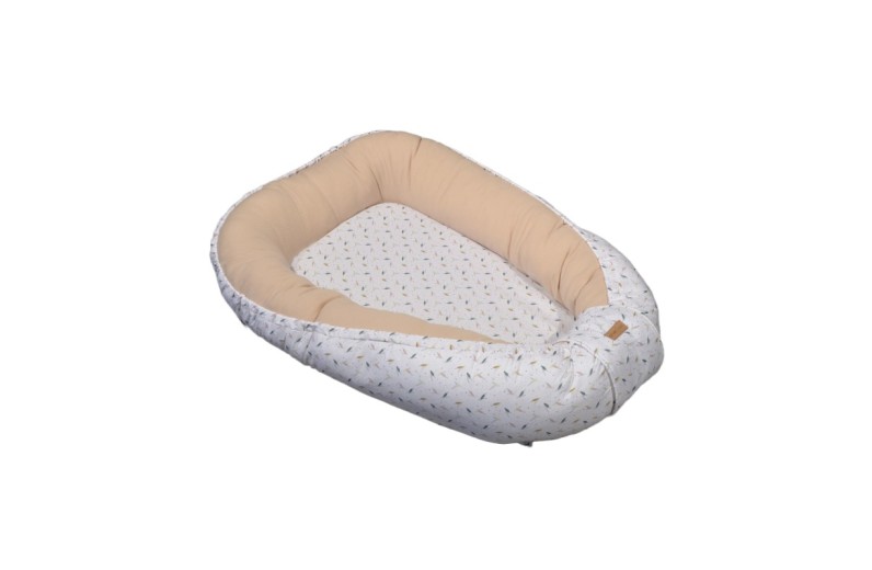 Φωλιά Διπλής Όψης Πλεκτό Ζέρσεϋ 100% Βαμβάκι 75x110 cm Design 404 Oliver Baby
