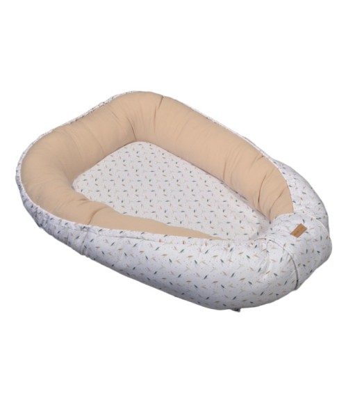Φωλιά Διπλής Όψης Πλεκτό Ζέρσεϋ 100% Βαμβάκι 75x110 cm Design 404 Oliver Baby