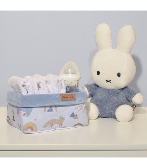 Καλάθι Αποθήκευσης Διπλής Όψης 25x15x13cm ύψος Design 411 Oliver Baby