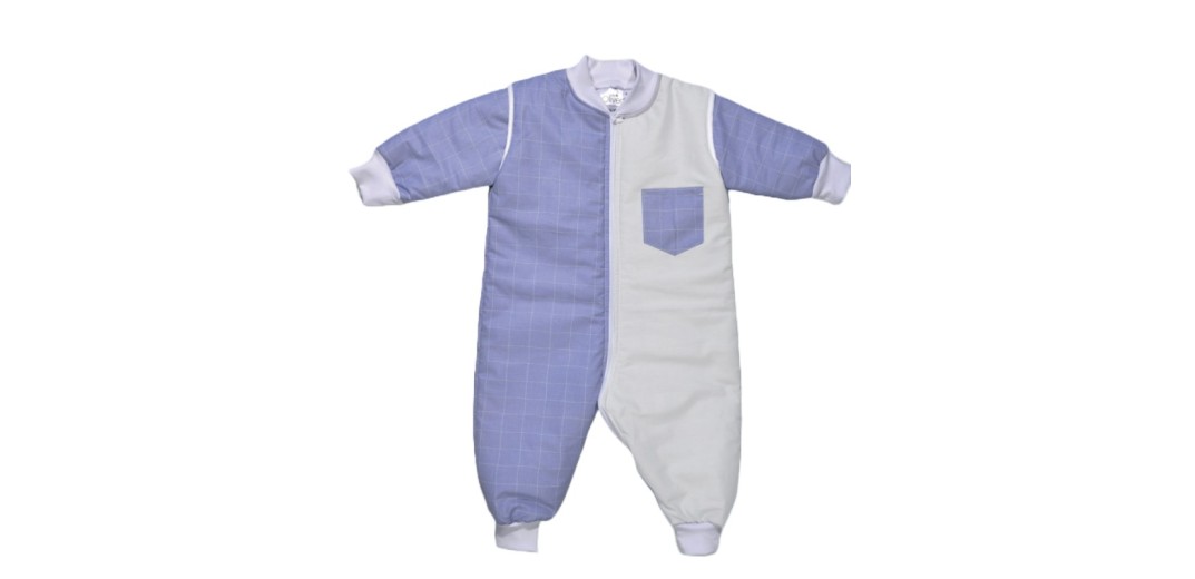 Oliver Baby des.11 Υπνοφόρμα ΧΩΡΙΣ αποσπώμενα μανίκια Σιέλ-2,5 Tog-Νο4/0,90cm