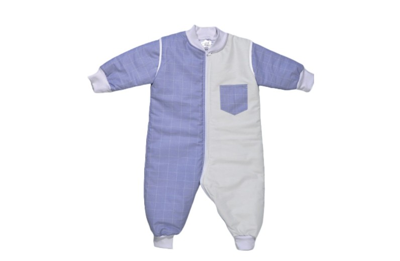 Oliver Baby des.11 Υπνοφόρμα ΧΩΡΙΣ αποσπώμενα μανίκια Σιέλ-2,5 Tog-Νο4/0,90cm