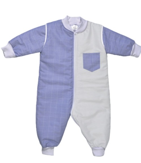 Oliver Baby des.11 Υπνοφόρμα ΧΩΡΙΣ αποσπώμενα μανίκια Σιέλ-2,5 Tog-Νο4/0,90cm