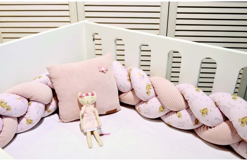 Πλεξούδα Τριπλή Βαμβακερή 20x200cm Design 412 Oliver Baby