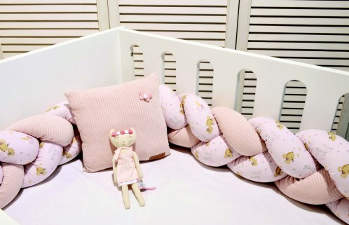 Πλεξούδα Τριπλή Βαμβακερή 20x200cm Design 412 Oliver Baby