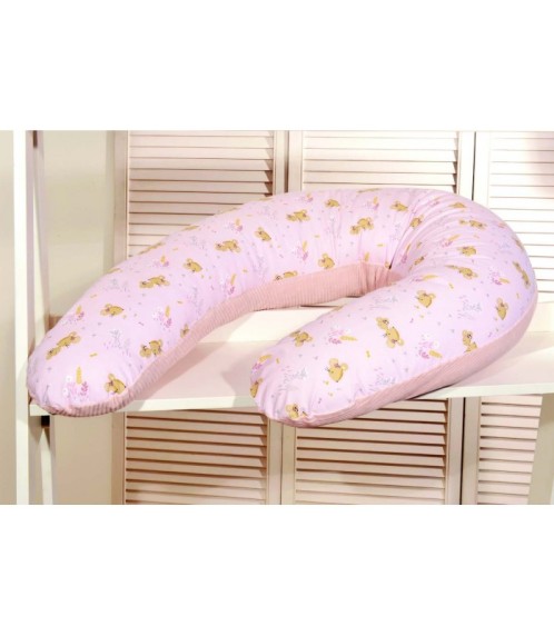 Μαξιλάρι Θηλασμού Διπλής Όψης Design 412 Ροζ Oliver Baby