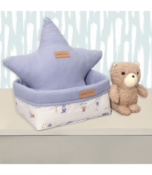 Διακοσμητικό Μαξιλάρι Διπλής Όψης Design 414 Oliver Baby