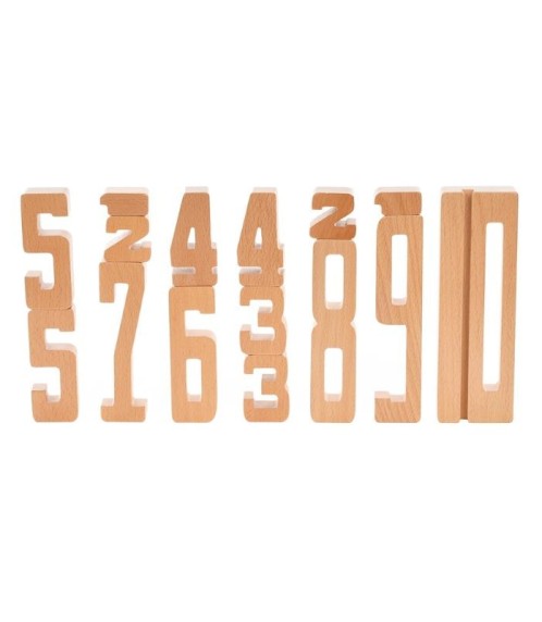 Ξύλινα Νούμερα Mama Memo