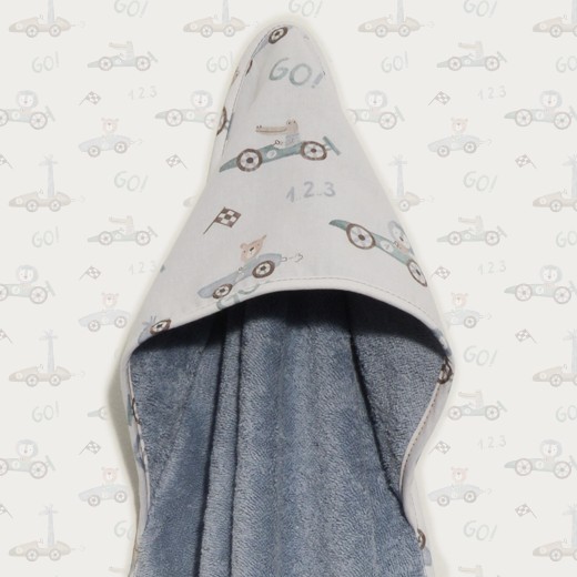 Μπουρνούζι κάπα 75x75 100% βαμβάκι 450 γρμ/τμ Des. 421 Oliver Baby