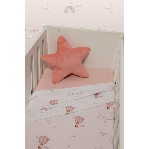 Σεντόνια Λίκνου Σετ 2τ -75x110-100% Βαμβάκι Des.422 Oliver Baby