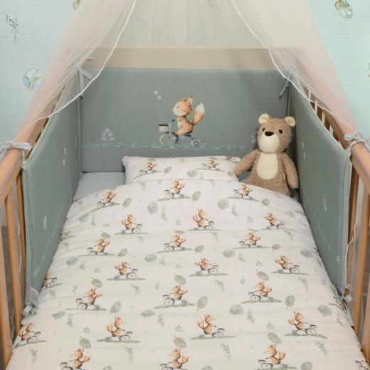 Πάπλωμα & Παπλωματοθήκη Design 423100x140cm Oliver Baby