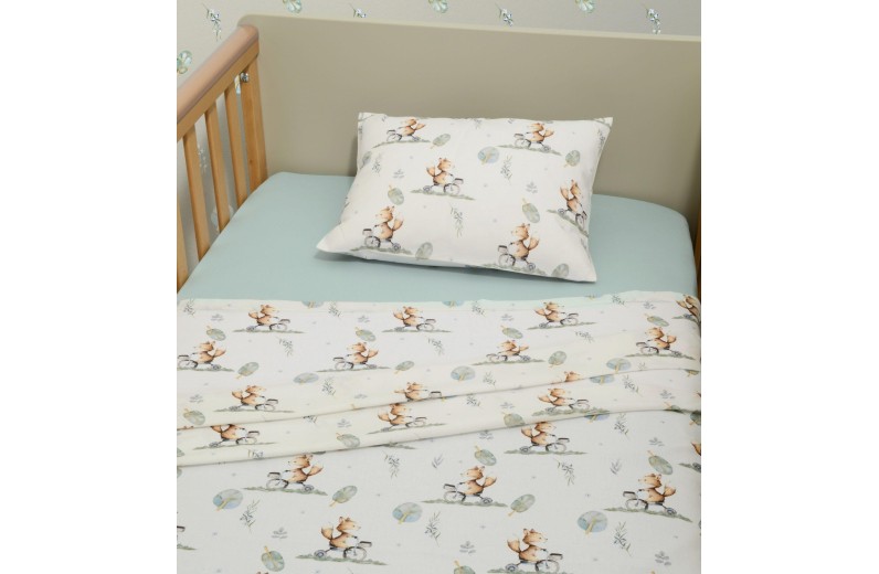 Σεντόνια Κούνιας Σετ 3τ -110x170 με λάστιχο Des.423 Oliver Baby