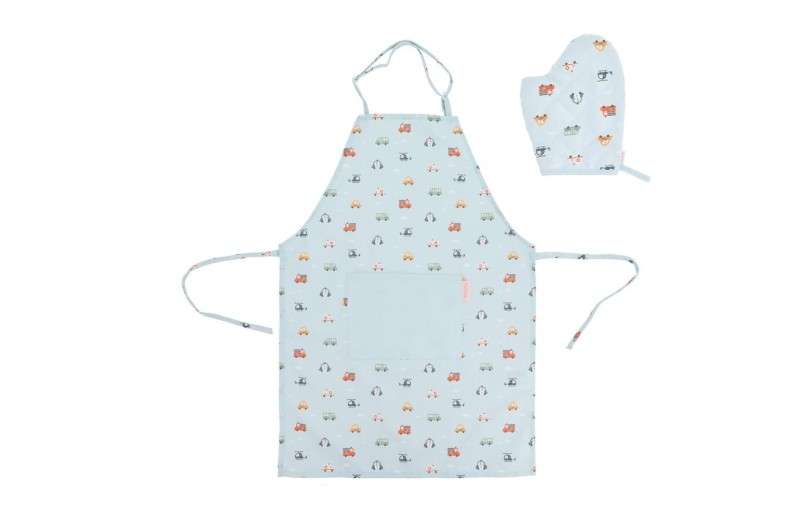 Σετ Ποδιά και Γάντι City Cars - Tutete