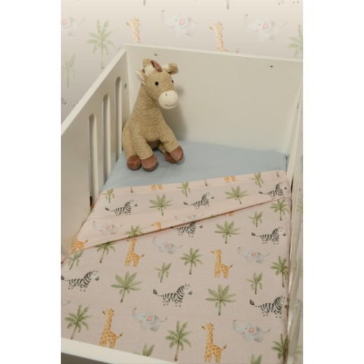 Σεντόνια Λίκνου Σετ 2τ -75x110-100% Βαμβάκι Des.425 Oliver Baby