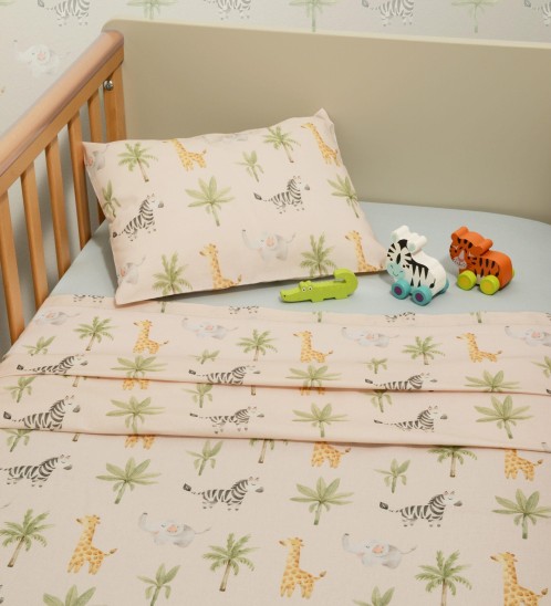 Σεντόνια Κούνιας Σετ 3τ -110x170 με λάστιχο Des.425 Oliver Baby