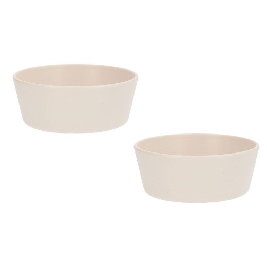 Σετ 2 Μπωλ PP - Μπεζ - Tutete