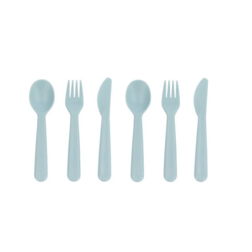 Σετ 6 τεμ. Κουτάλι-Μαχαίρι-Πηρούνι - Σιέλ - Tutete