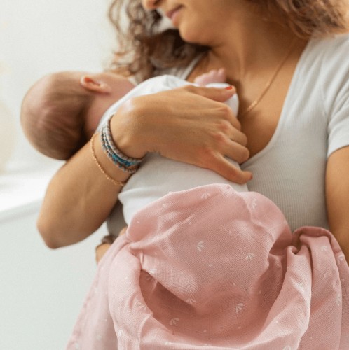 Σετ 3 Πάνες Μουσελίνας - Ροζ - Trois Kilos Sept