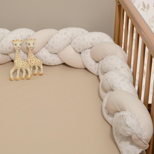 Πλεξούδα Τριπλή Βαμβακερή 20x200cm με Ειδική Εσωτερική Επένδυση Design 506 SOPHIE LA GIRAFE