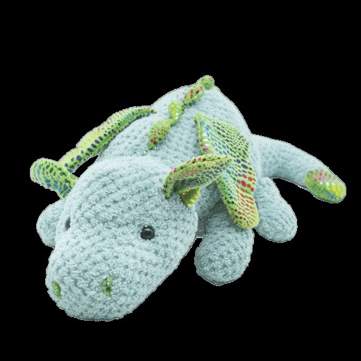 Λούτρινος Δράκος 42cm Organic Cotton Blend - CUTE