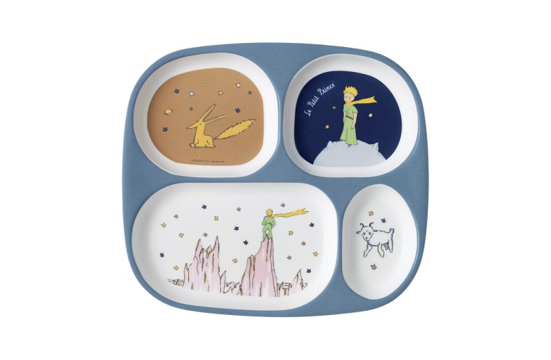 Δίσκος Ρηχός με 4 Χωρίσματα 21x24 Little Prince - Petit Jour Paris