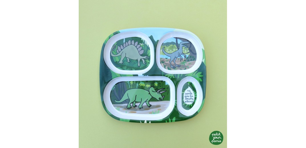 Δίσκος Ρηχός με 4 Χωρίσματα 21x24 Dinos - Petit Jour Paris