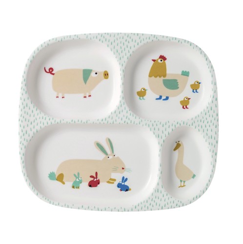 Δίσκος Ρηχός με 4 Χωρίσματα 21x24 Farm - Petit Jour Paris