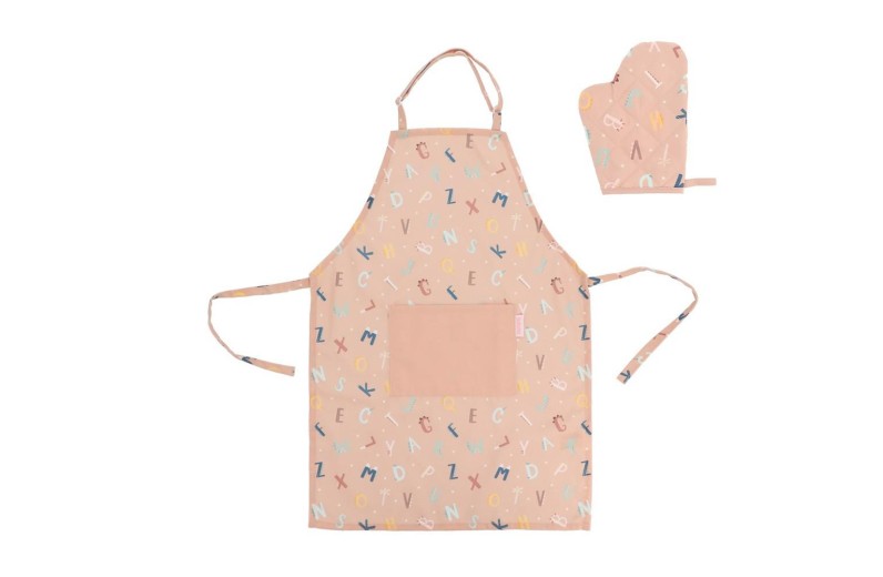 Σετ Ποδιά και Γάντι Funny Letters - Tutete