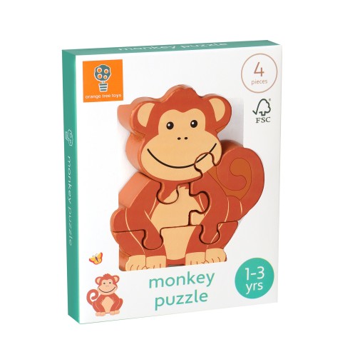 Μινι Παζλ Μαιμού Orange Tree Toys