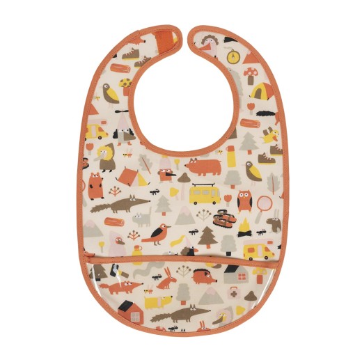 Αδιαβροχοποιημένη Σαλιάρα Mε Tσέπη Aventure - Petit Jour Paris