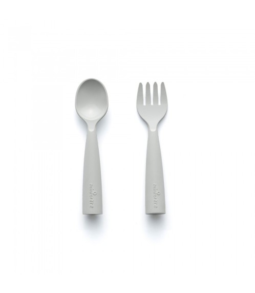 Miniware Des.15 Πιρούνι & Κουτάλι PLA Γκρι-13,5cm