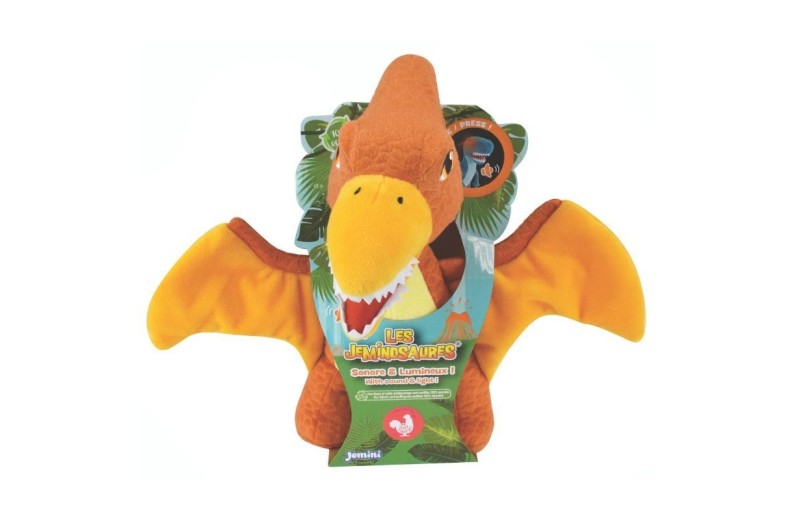 Πτερανόδοντας 25 cm με Ήχο και Φως από ανακυκλωμένα υλικά Jemini