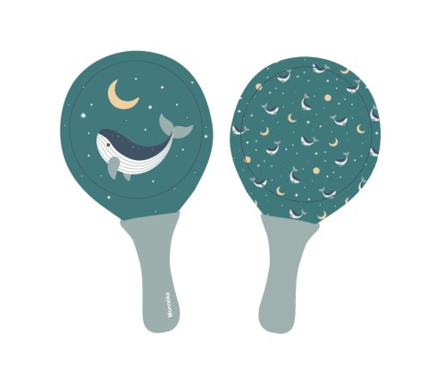 Σετ 2 Ρακέτες Παραλίας Whale Teal - Monnëka