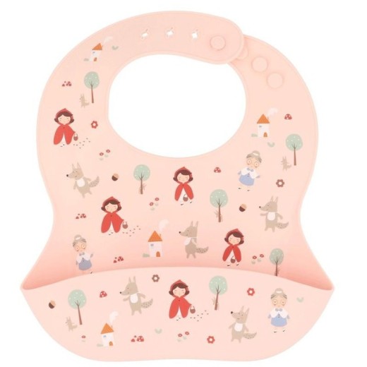 Σαλιάρα Σιλικόνης Little Red - Tutete