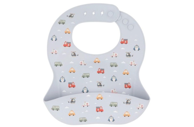 Σαλιάρα Σιλικόνης City Cars - Tutete